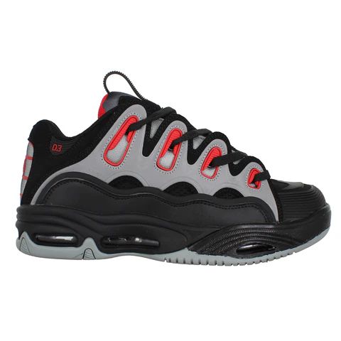 OSIRIS | MEN'S D3 2001 BLACK/LT. GREY/RED